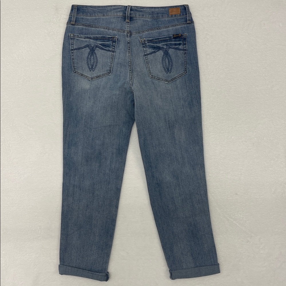 Seven7 Weekend Easy Fit Boyfriend Jeans Sz 6 - Picture 5 of 10